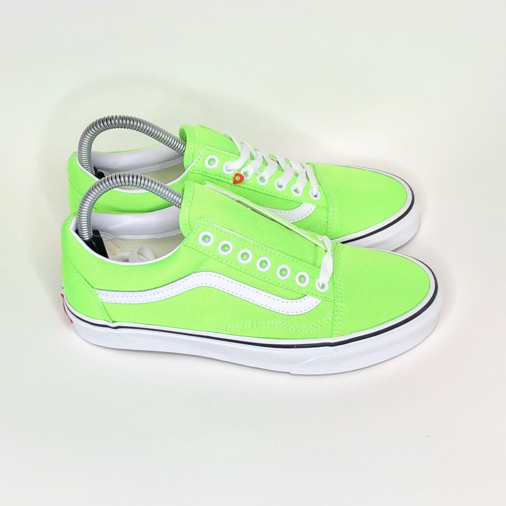 Vans Neon Green Low Top Sneakers